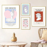 Leinwandposter „Les Grands Mythes“.